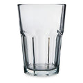 Vaso Vidrio Oslo 400 Ml X 12 Unidades Facetado Rigolleau Color Flint