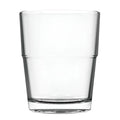 24 Vasos Pekin 350cc Rigolleau Vidrio Apilables Transparente