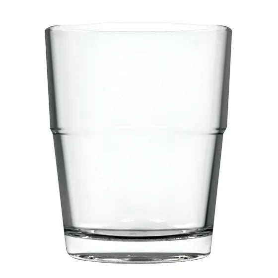 24 Vasos Pekin 350cc Rigolleau Vidrio Apilables Transparente