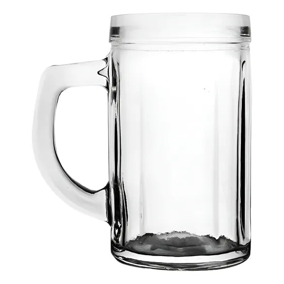 Set X 24 Chop Vidrio Jarro Cervecero Rigolleau Praga 400ml Color Transparente