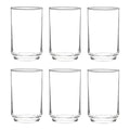 Vaso De Vidrio Grueso Cristar Alegro 348ml Pack X6 Unidades